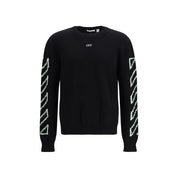 Off-White Black Cotton Sweatshirt