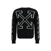 Off-White Black Cotton Sweatshirt