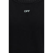 Off-White Black Cotton Sweatshirt