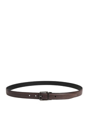 Dolce & Gabbana Brown Calf Leather Belt