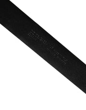 Dolce & Gabbana Black Caiman Leather Belt