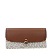 Michael Kors Beige Fabric Wallet