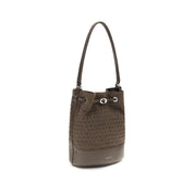 Zanellato Brown Calf Leather Bucket Bag