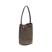 Zanellato Brown Calf Leather Bucket Bag