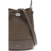 Zanellato Brown Calf Leather Bucket Bag