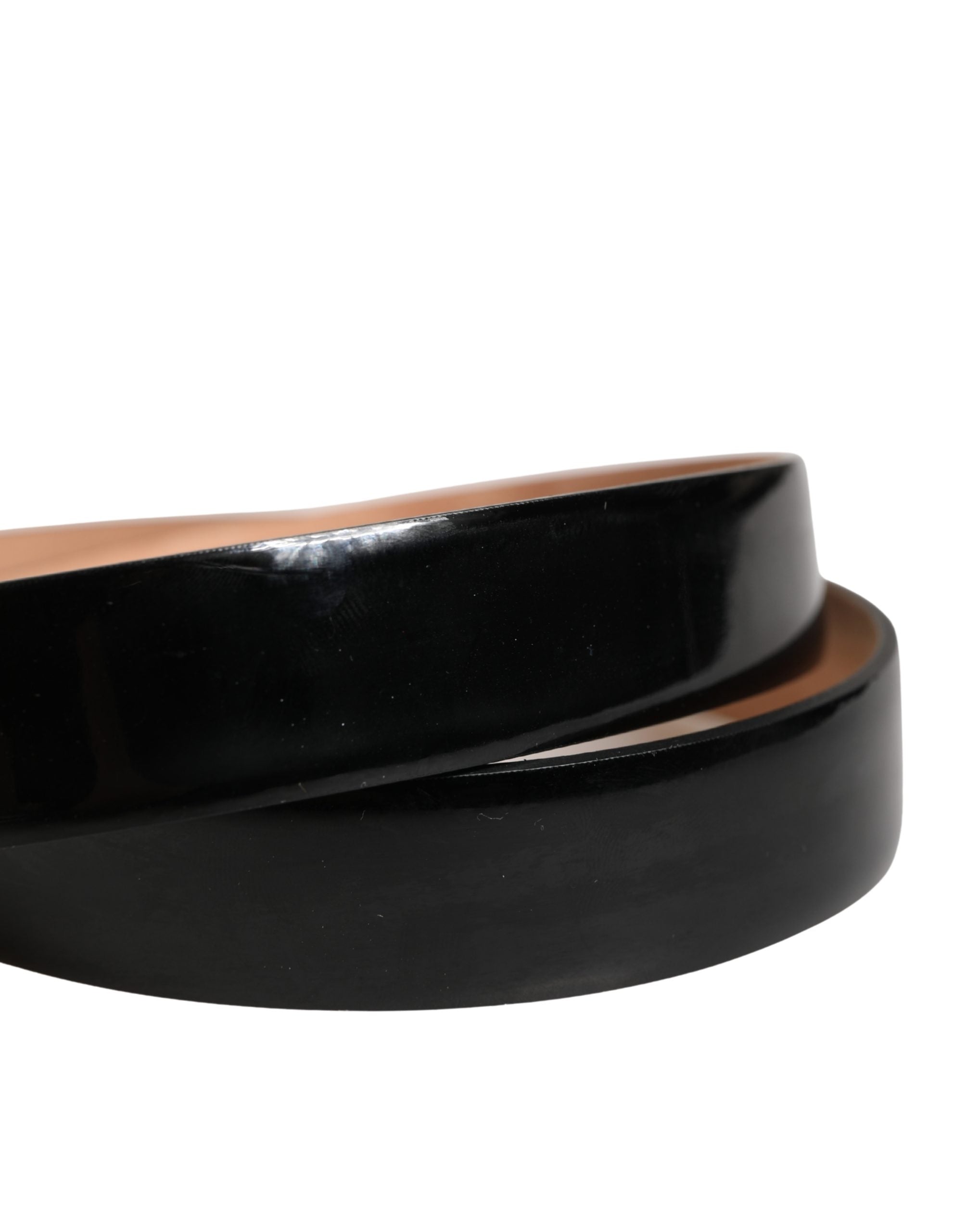 Dolce & Gabbana Black Calf Leather Belt