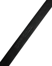 Dolce & Gabbana Black Caiman Leather Belt
