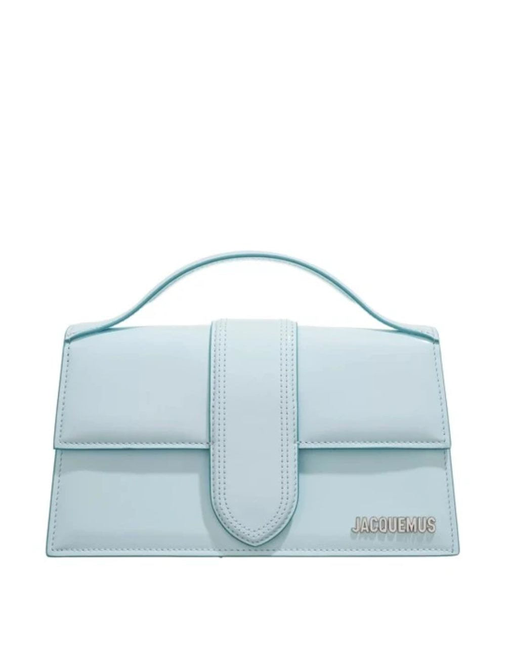 Jacquemus Pale Blue Leather Le Grand Bambino Handbag