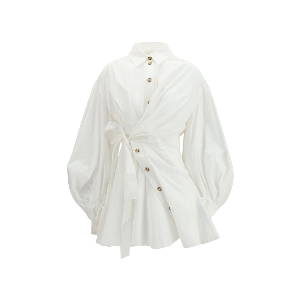 Zimmermann White Cotton Mini Dress