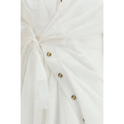 Zimmermann White Cotton Mini Dress