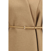 Max Mara Beige Camel Wool Cardigan Coat