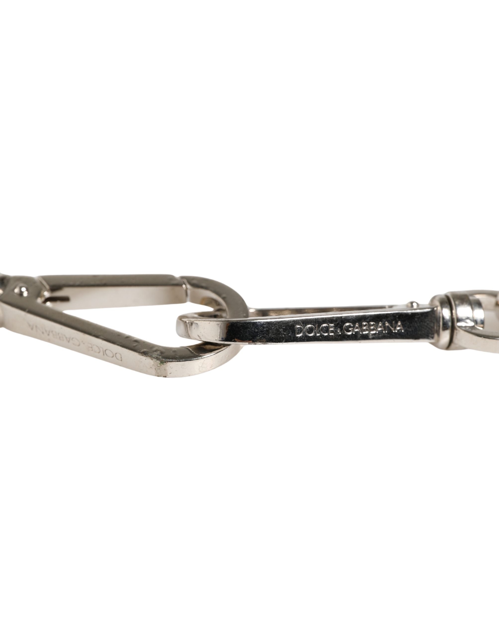 Dolce & Gabbana Black Leather Shoulder Strap