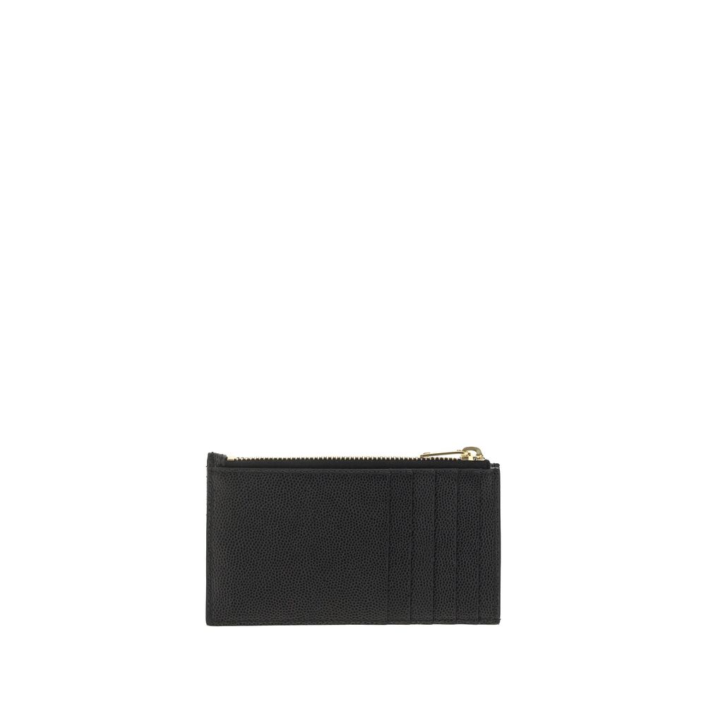 Saint Laurent Black Calf Leather Card Holder
