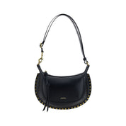Isabel Marant Black Calf Leather Shoulder Bag