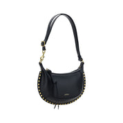 Isabel Marant Black Calf Leather Shoulder Bag