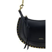 Isabel Marant Black Calf Leather Shoulder Bag