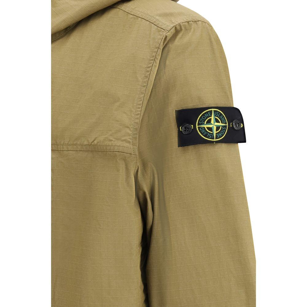 Stone Island Bicolor Cotton Coat