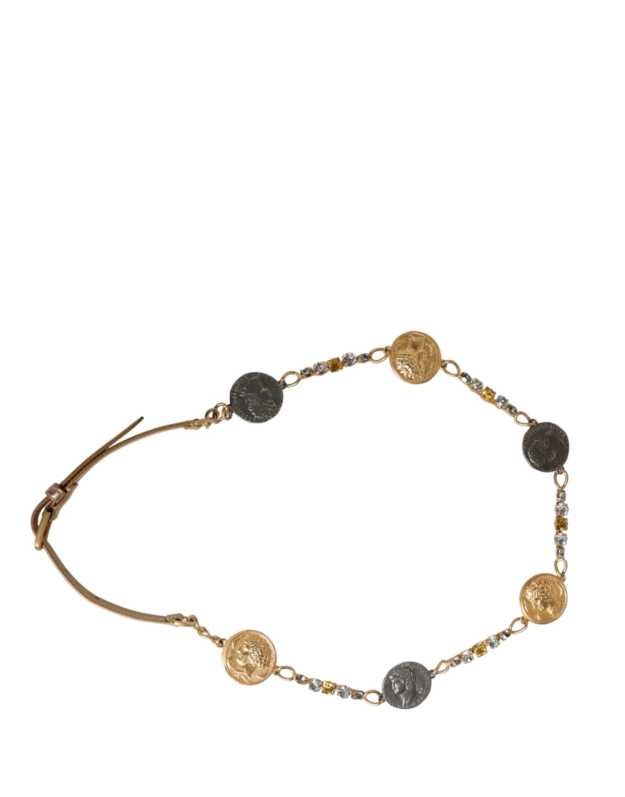 Dolce & Gabbana Gold Brass Waist Belt