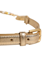 Dolce & Gabbana Gold Brass Waist Belt