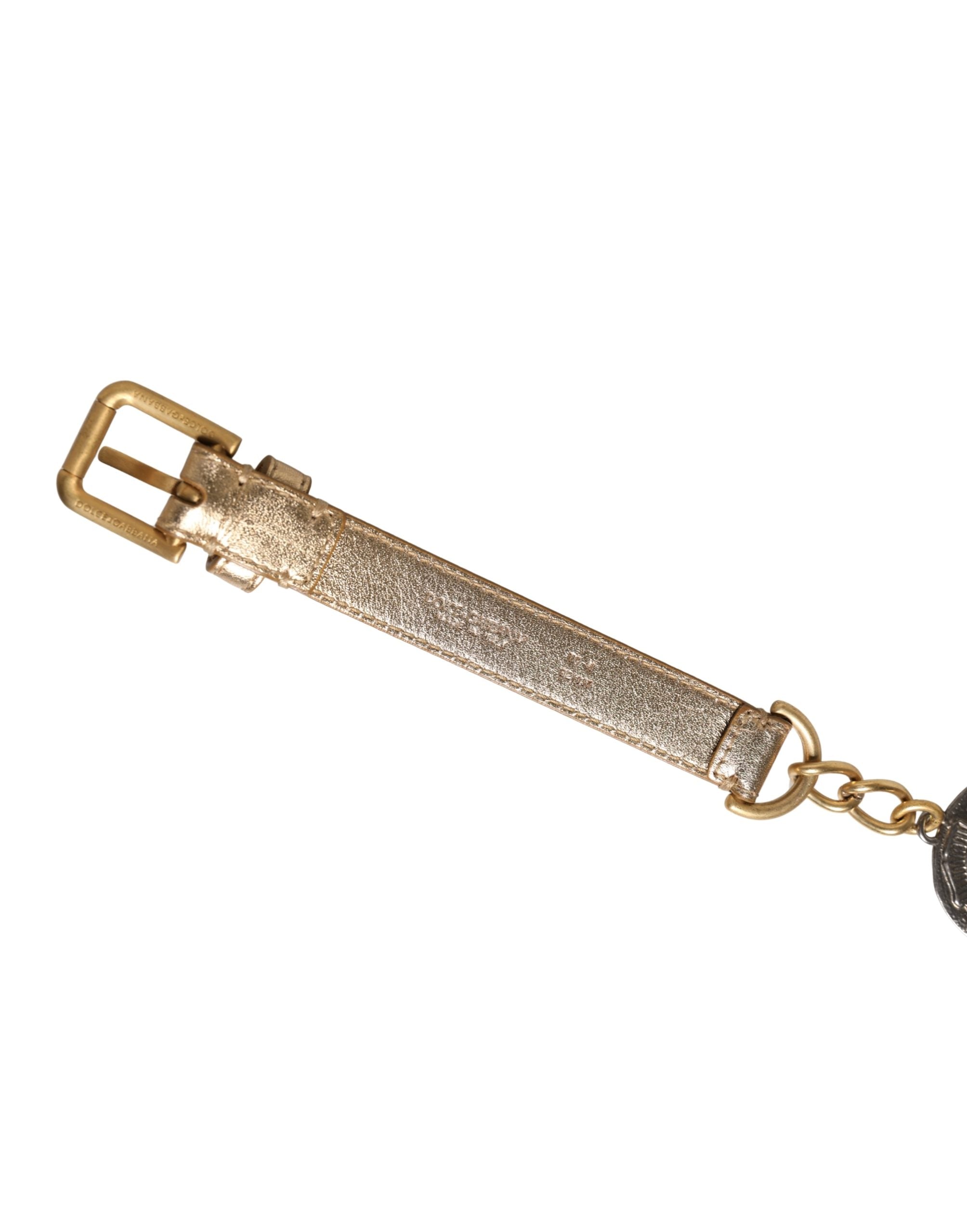 Dolce & Gabbana Gold Brass Waist Belt