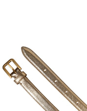 Dolce & Gabbana Gold Brass Waist Belt