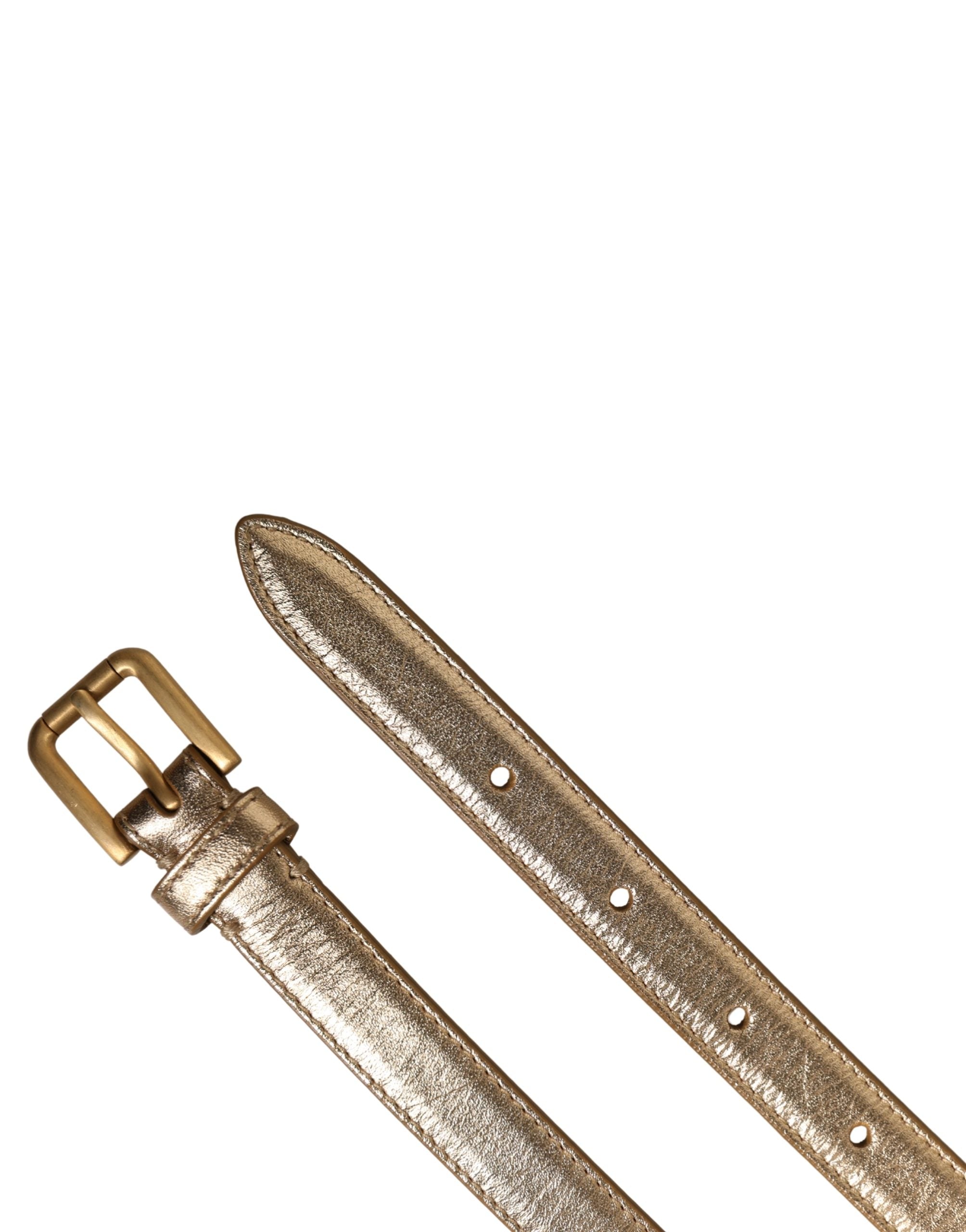 Dolce & Gabbana Gold Brass Waist Belt