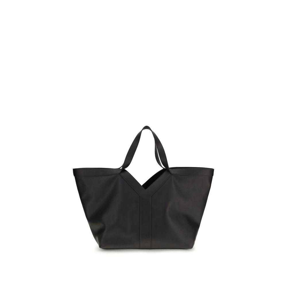 Saint Laurent Black Calf Leather Shoulder Bag