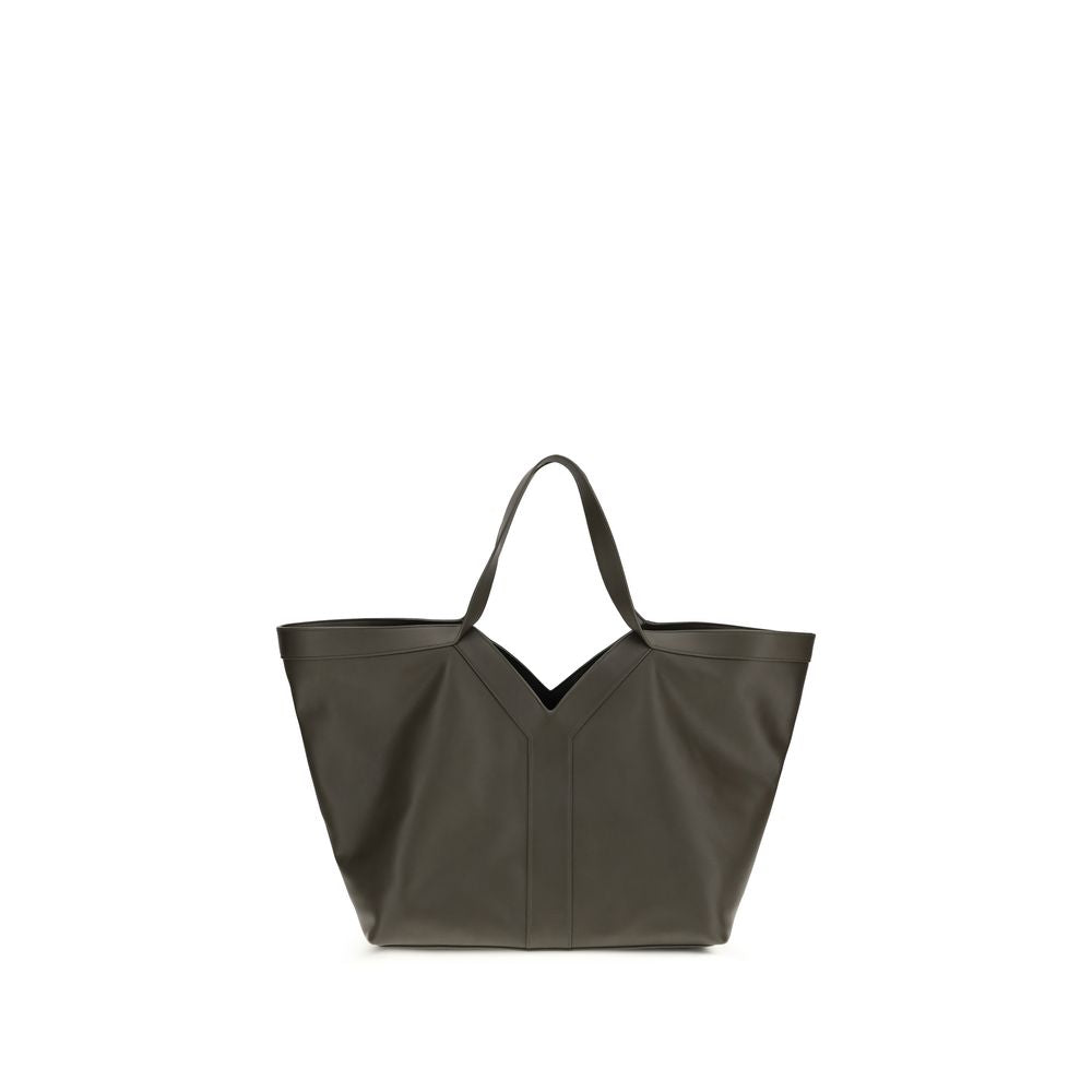 Saint Laurent Bicolor Calf Leather Shoulder Bag