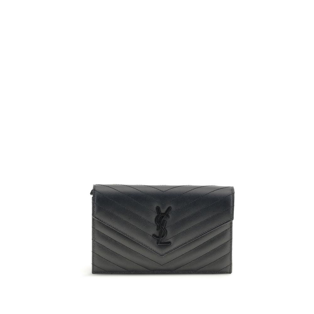 Saint Laurent Black Calf Leather Mini Shoulder Bag