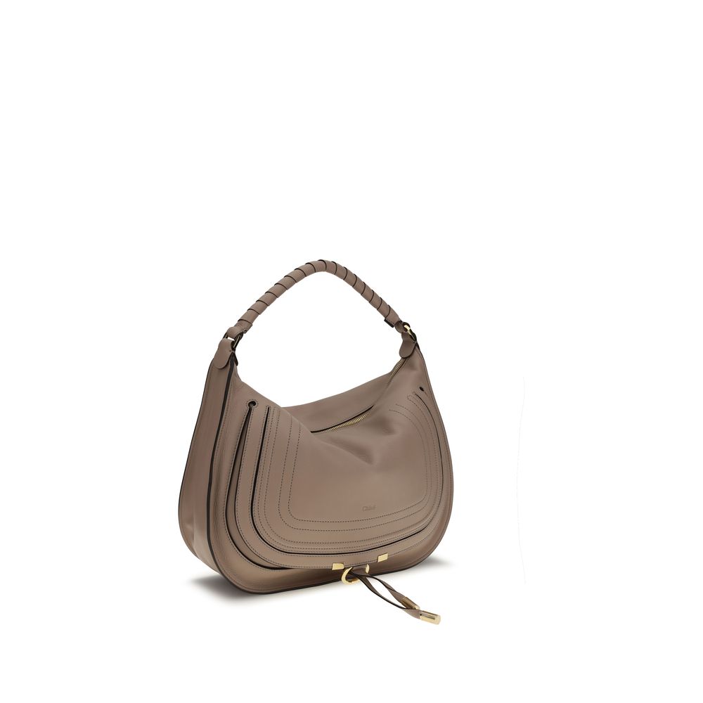 Chloé Beige Calf Leather Shoulder Bag