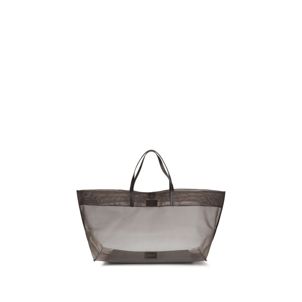 Staud Brown Nylon Christos Tote Bag
