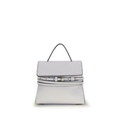 Moschino White Calf Leather Handbag