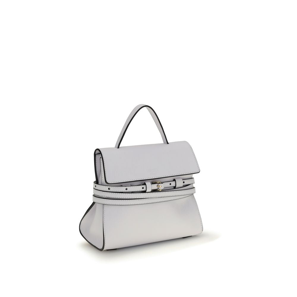 Moschino White Calf Leather Handbag