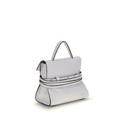 Moschino White Calf Leather Handbag