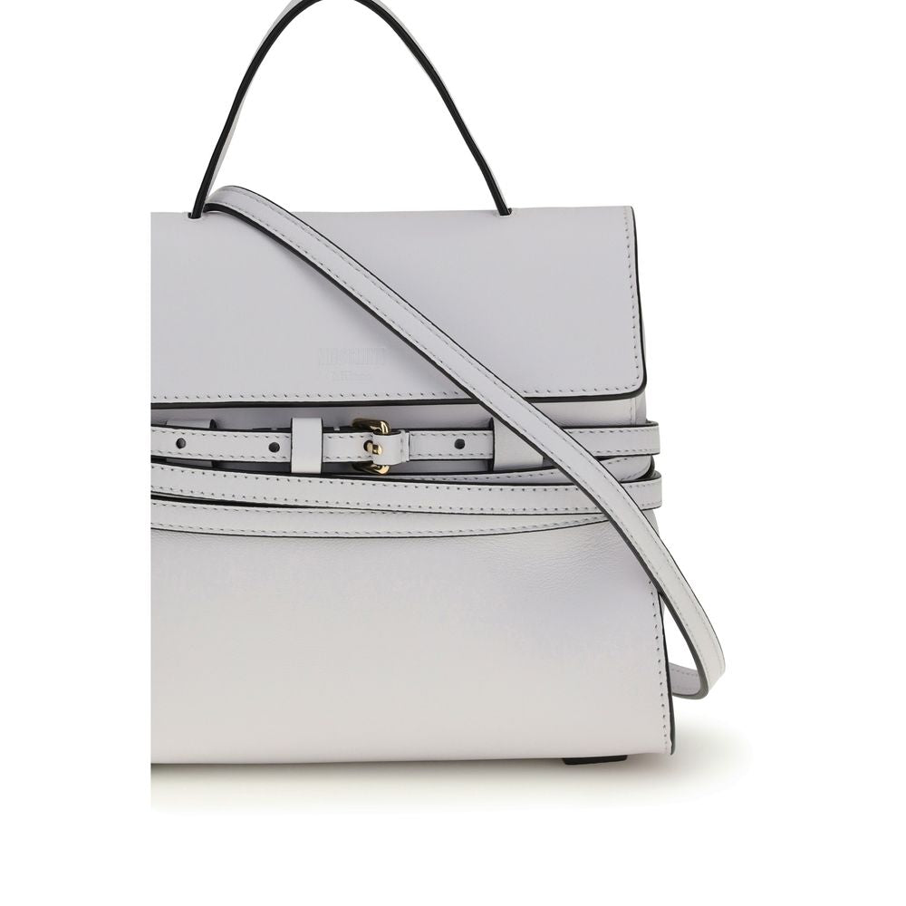 Moschino White Calf Leather Handbag