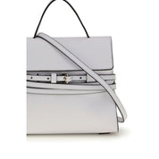 Moschino White Calf Leather Handbag