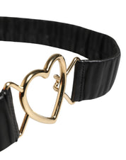 Dolce & Gabbana Black Calf Leather Waist Belt