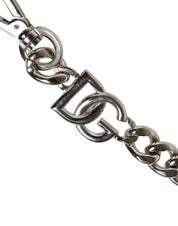 Dolce & Gabbana Black Calf Leather Shoulder Strap