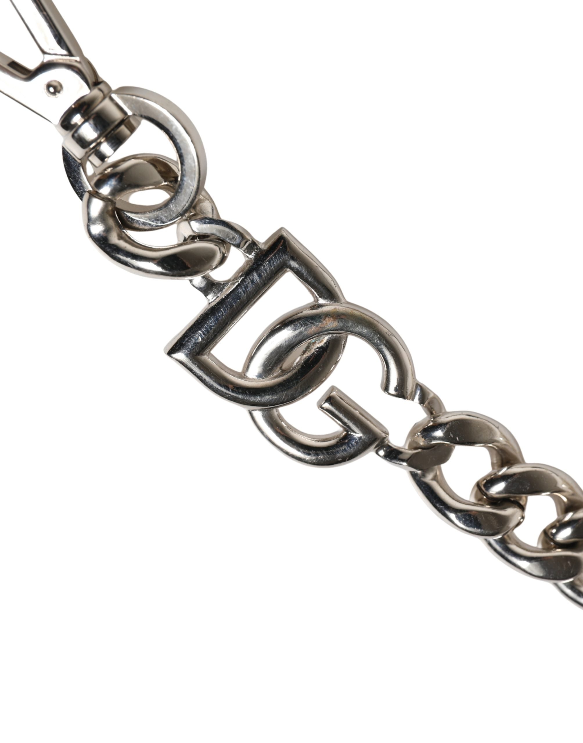 Dolce & Gabbana Black Calf Leather Shoulder Strap