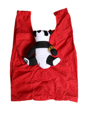 Dolce & Gabbana Red Polyester Ecobag Tote Bag