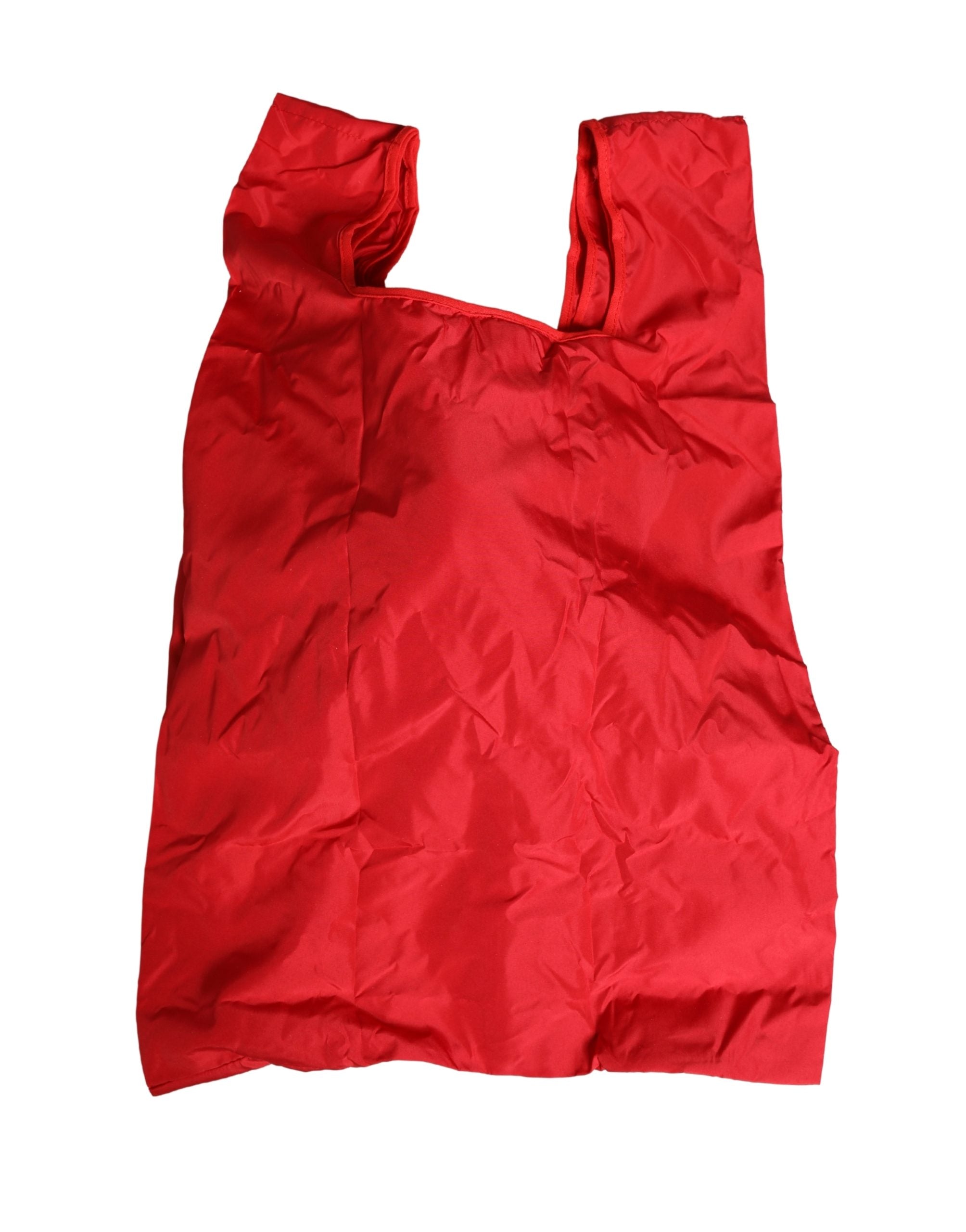 Dolce & Gabbana Red Polyester Ecobag Tote Bag