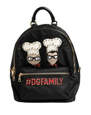 Dolce & Gabbana Black Nylon Backpack
