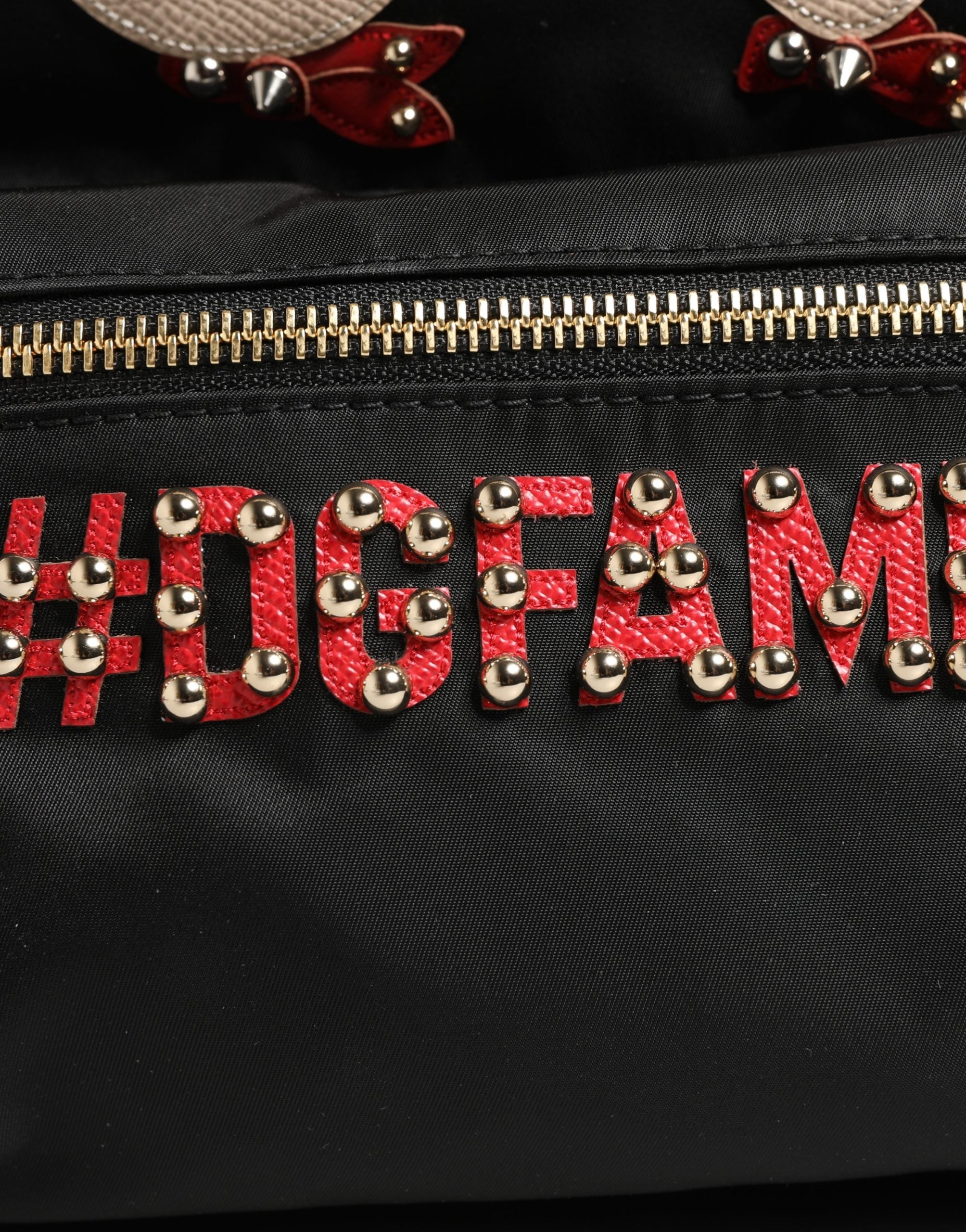 Dolce & Gabbana Black Nylon Backpack