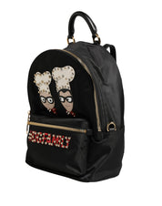 Dolce & Gabbana Black Nylon Backpack