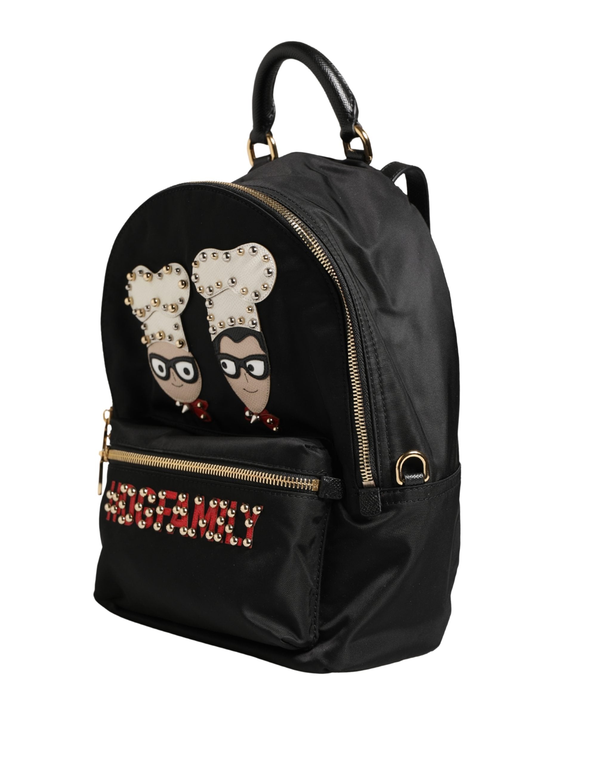 Dolce & Gabbana Black Nylon Backpack