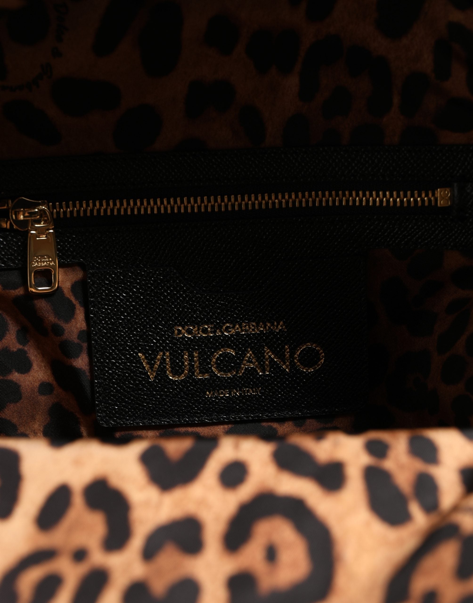 Dolce & Gabbana Black Nylon Backpack