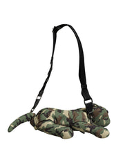 Dolce & Gabbana Multicolor Polyester and Calf Waist Bag