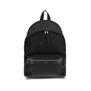 Saint Laurent Black Econyl Regenerated Nylon City Backpack