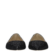 Jimmy Choo Black Plastic Ballet Flats