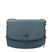 Jimmy Choo Blue Leather Crossbody Bag